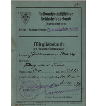 *Mitgliedsbuch - Kyffhäuser*