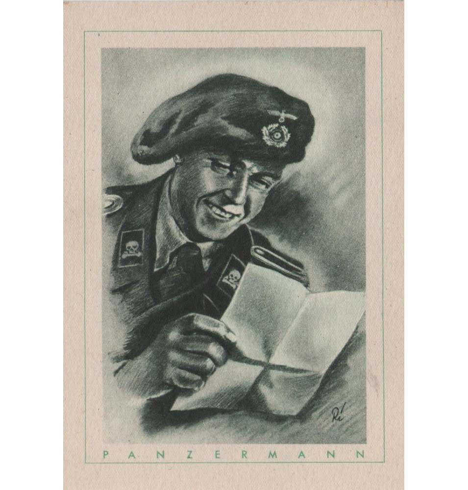 Postkarte - Panzermann