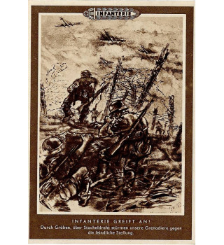*Postkarte - Infanterie*