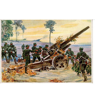 Postkarte - Artillerie