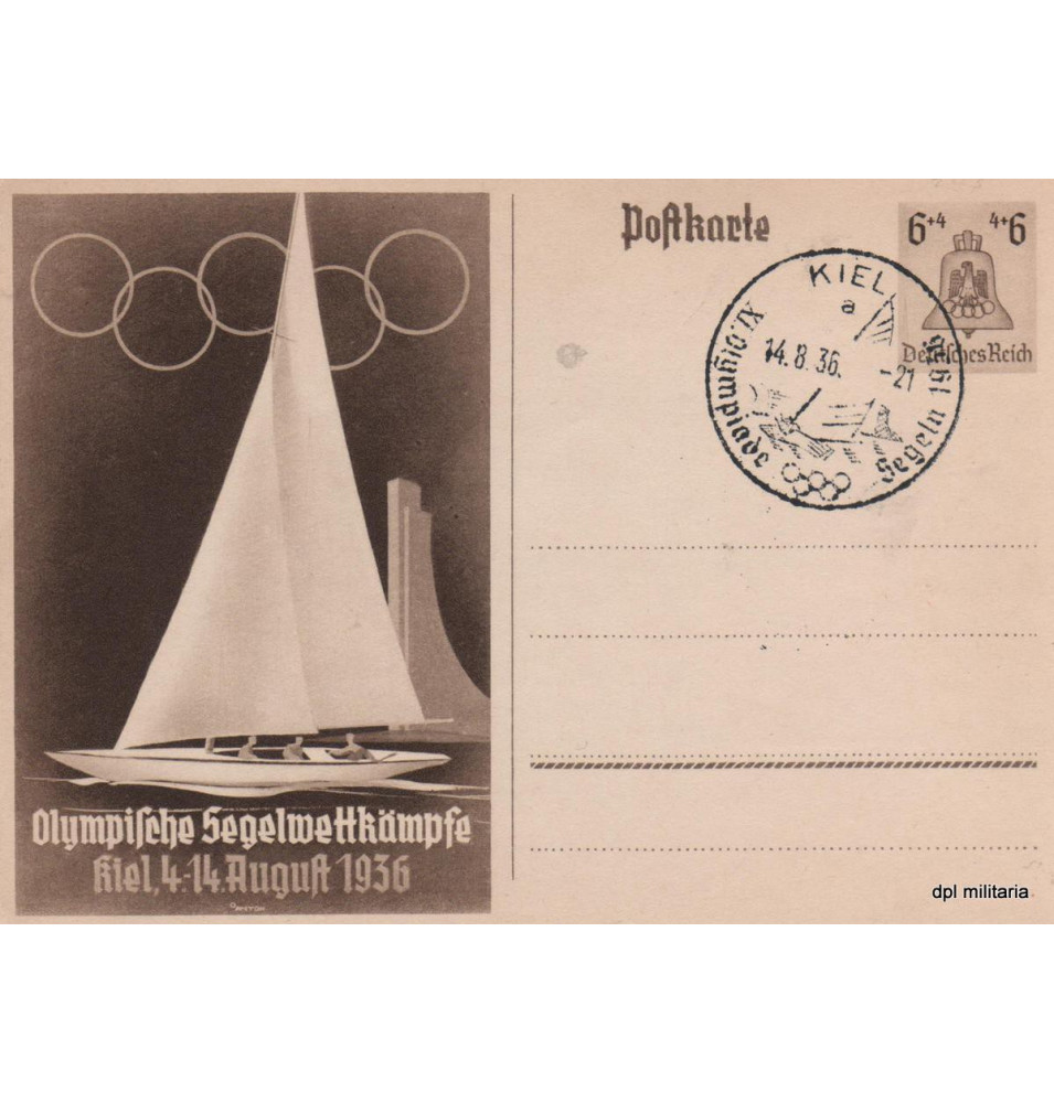 *Olympische Spiele 1936 -  Segelwettkämpfe*
