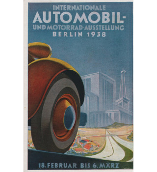 Internationale Automobile - Postkarte