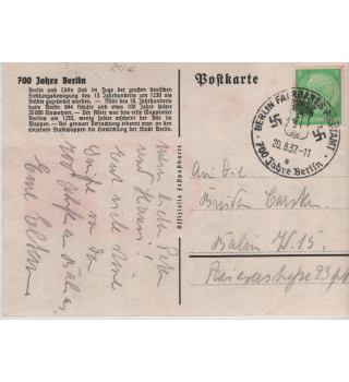 *Postkarte - 700 Jahre Stadt Berlin*