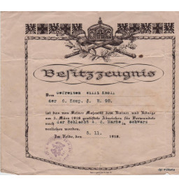 *Auszeichnungszertifikate*