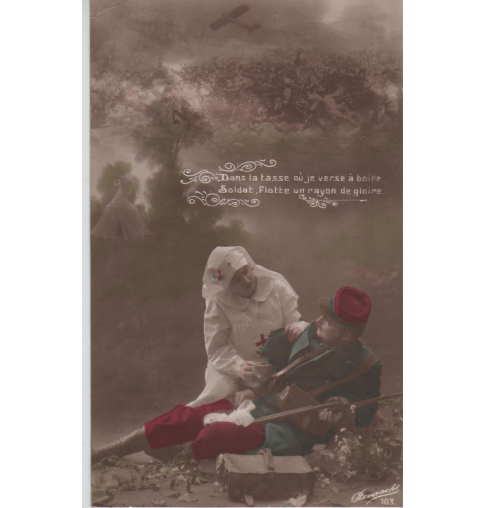 Cartes postales armée françaises et alliés