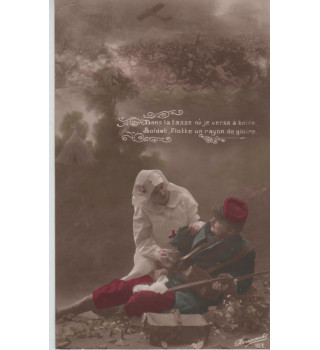 Cartes postales armée françaises et alliés