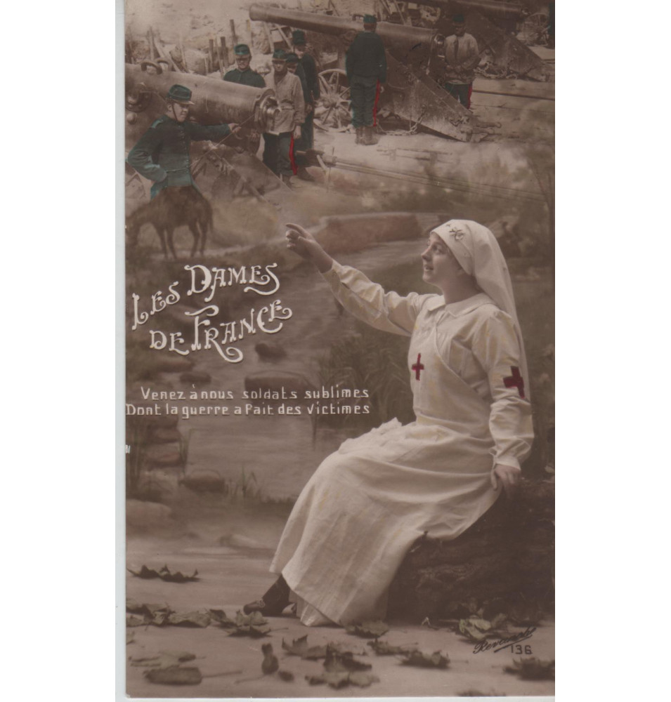 Carte postale patriotique française