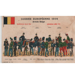 Carte postale armée alliés