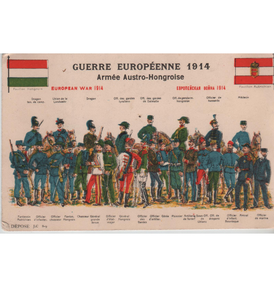 Carte postale armée alliés