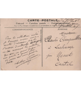 Carte postale armée alliés