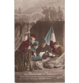 Carte postale armée alliés