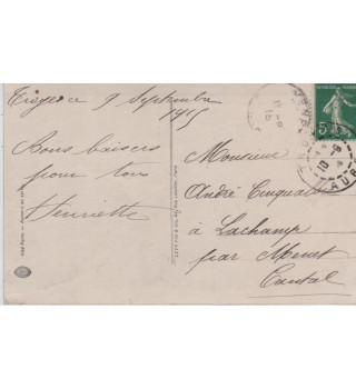 Carte postale armée alliés