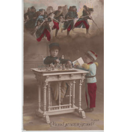 Carte postale patriotique française