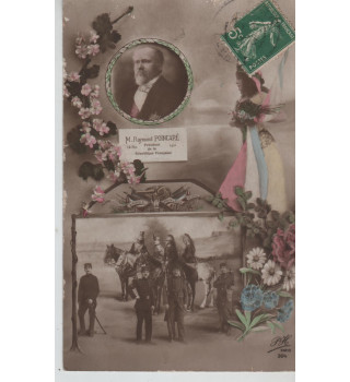 Carte postale patriotique française