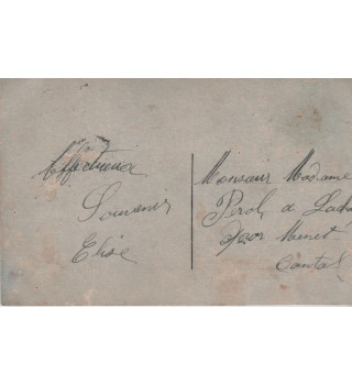 Carte postale patriotique française