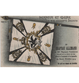 Carte postale patriotique française