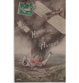 Carte postale patriotique française