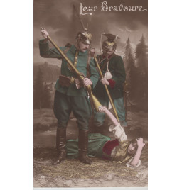 Carte postale patriotique française