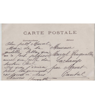 Carte postale patriotique française
