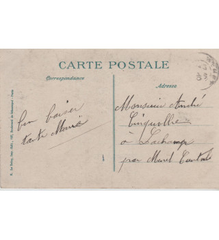 Carte postale patriotique française