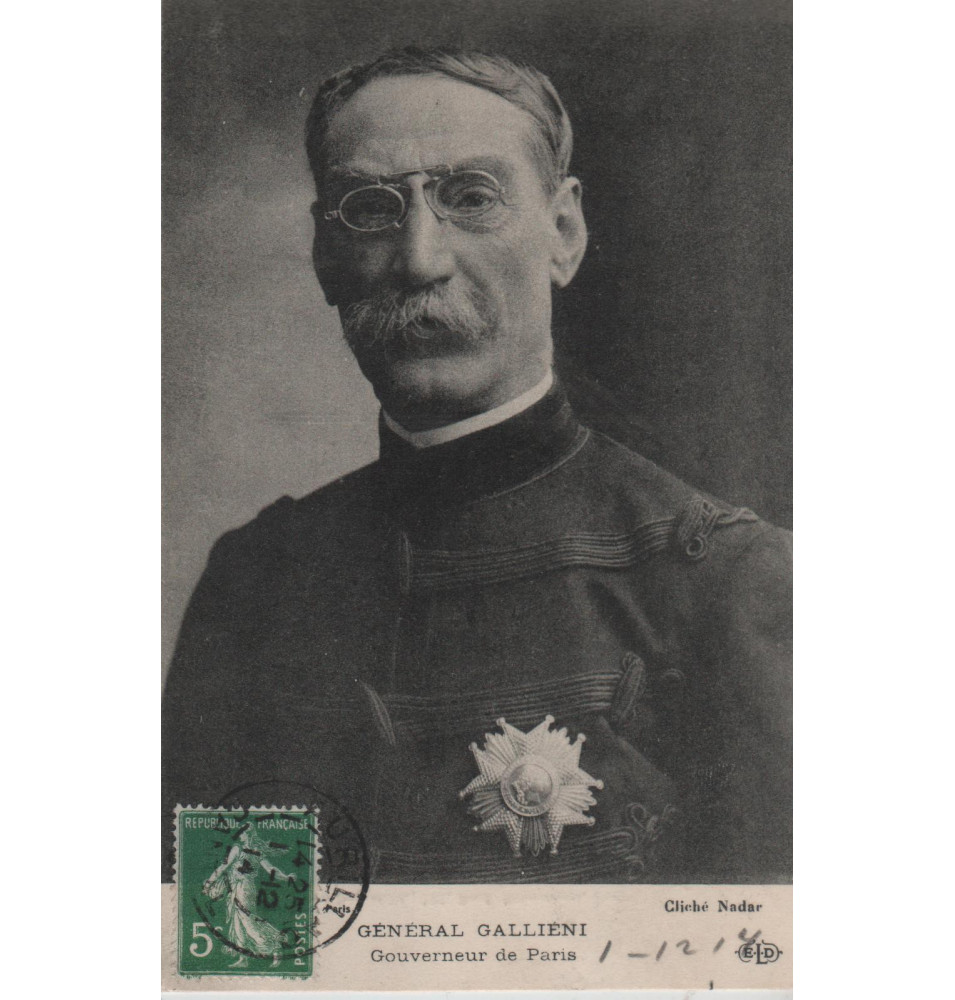 Carte postale patriotique française