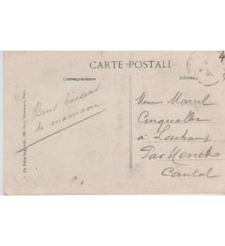 Carte postale patriotique française