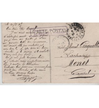 *Französische patriotische Postkarte*