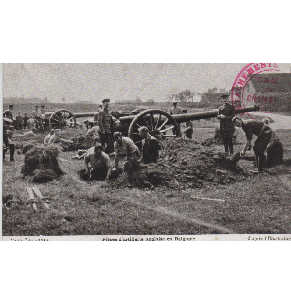 Carte postale armée alliés