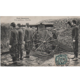 Carte postale patriotique française