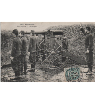 Carte postale patriotique française