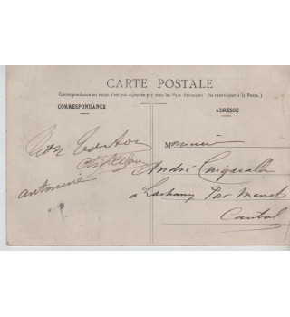 Carte postale patriotique française