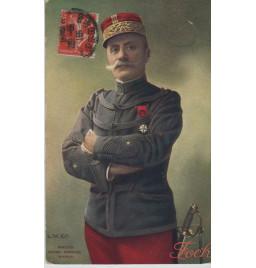 Carte postale patriotique française