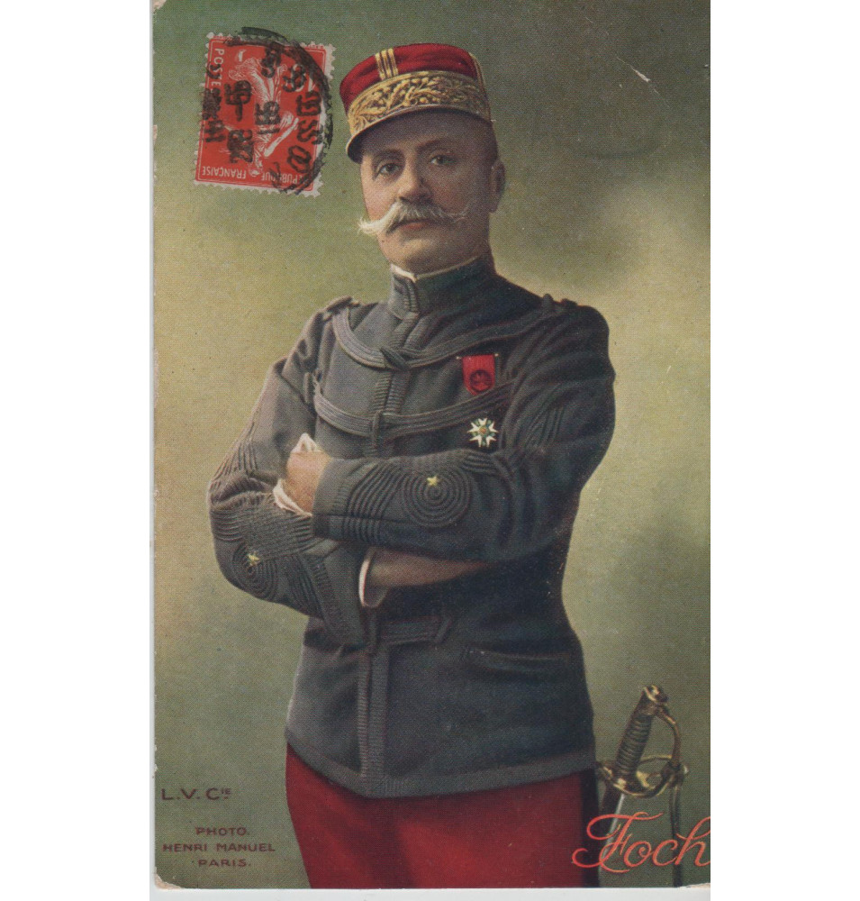 Carte postale patriotique française