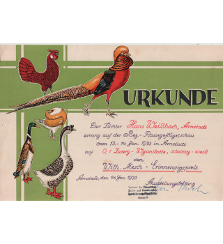 Urkunde - DDR