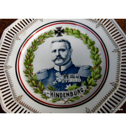 *Assiette patriotique Hindenburg*