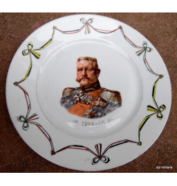 *Assiette patriotique allemande*