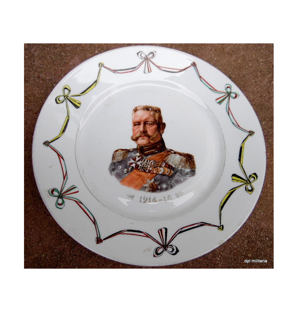 *Assiette patriotique allemande*