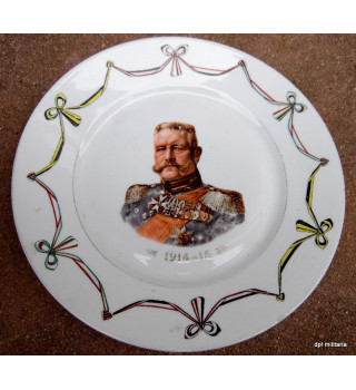 *Assiette patriotique allemande*