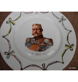*Assiette patriotique allemande*