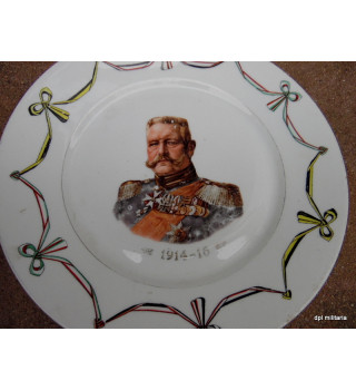 *Assiette patriotique allemande*