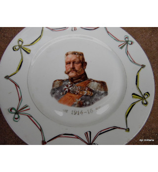 *Assiette patriotique allemande*