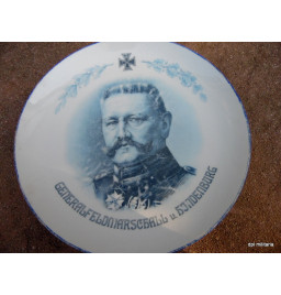 *Assiette patriotique allemande*
