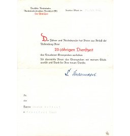 *Certificat 25 ans de...