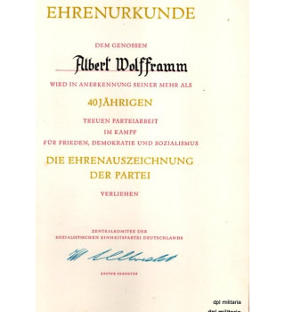*Certificat - DDR*