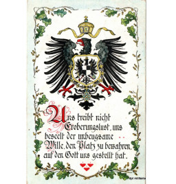 *Patriotische Postkarte*