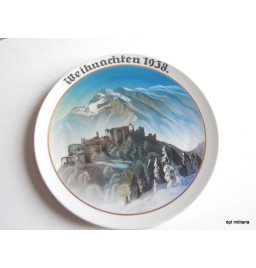 *Assiette de noël - 1938 Hohensalzburg*