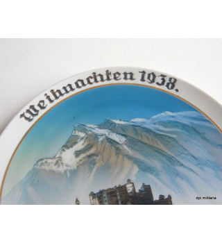 *Assiette de noël - 1938 Hohensalzburg*