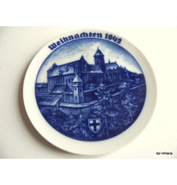 **Assiette de noël plate édition de 1942* *