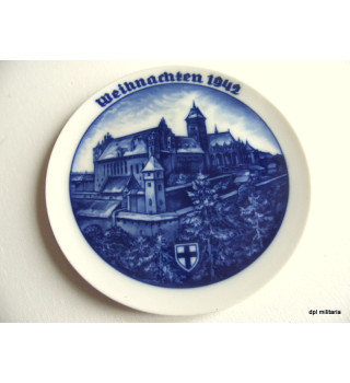 **Assiette de noël plate édition de 1942* *