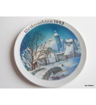 **Assiette de noël plate édition de 1943* *